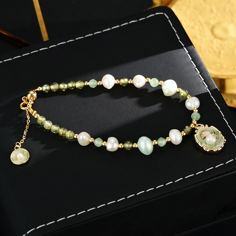 Handmade Natural Freshwater Pearl Bracelet For Women
