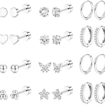High-quality Hypoallergenic Stainless Steel Earring Set