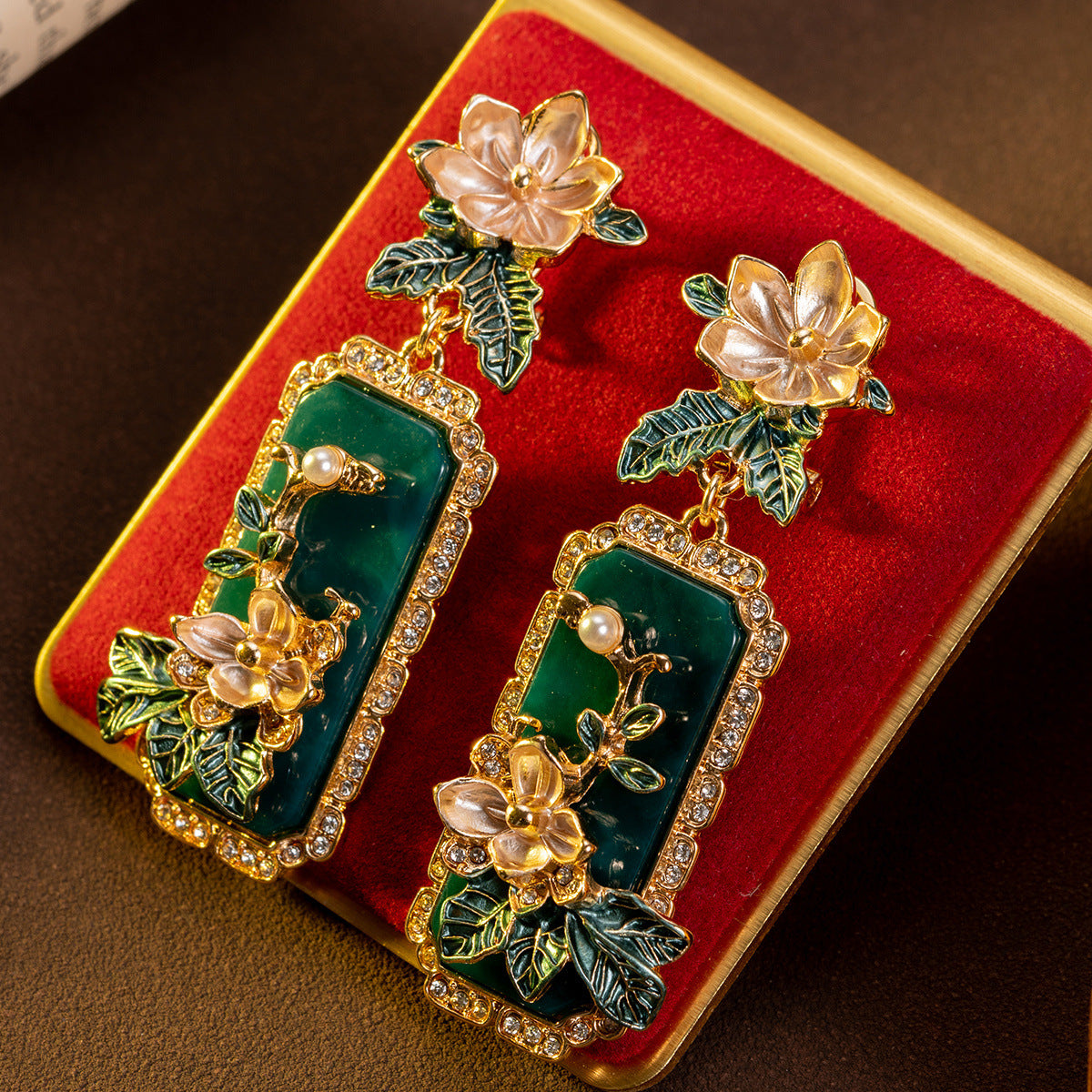 Medieval Court Style Retro Temperament Long Earrings